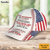 Personalized Gift For Grandson You Will Never Lose Baseball Cap 26835 thumb 1