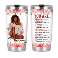 Personalized Gift For Daughter You Are Bible Verse Steel Tumbler 26836 thumb 1
