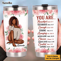 Personalized Gift For Daughter You Are Bible Verse Steel Tumbler 26836 thumb 1