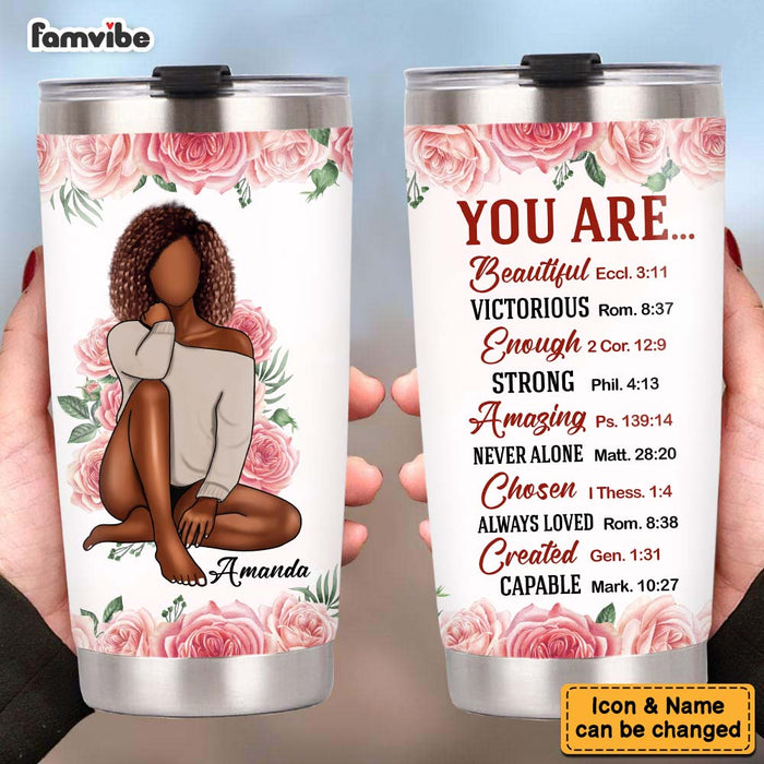 Personalized Gift For Daughter You Are Bible Verse Steel Tumbler 26836 1
