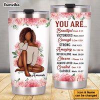 Personalized Gift For Daughter You Are Bible Verse Steel Tumbler 26836 thumb 1