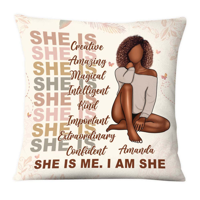 Personalized Gift For Daughter She Is Me I Am She Pillow 26843 1