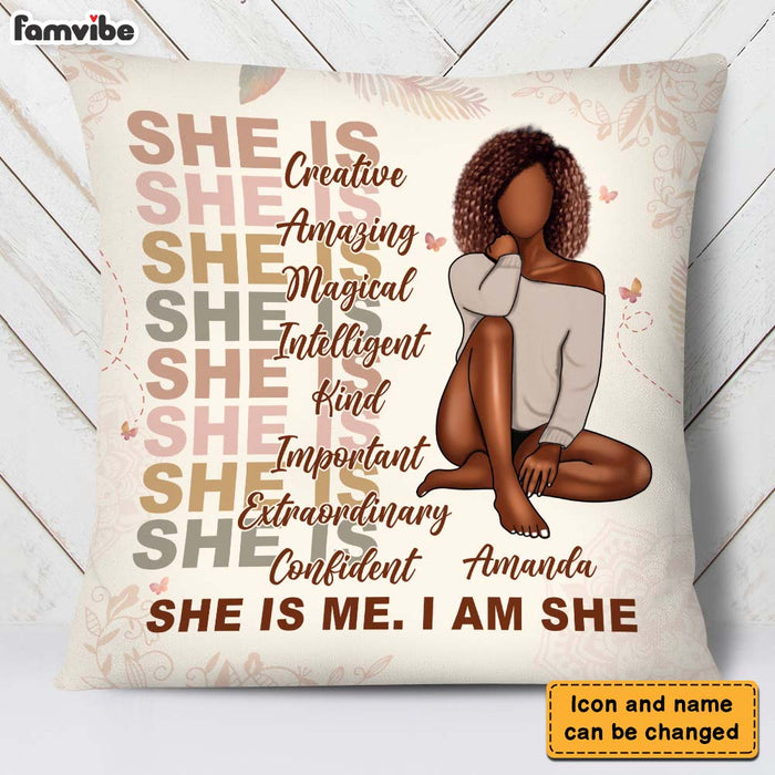 Personalized Gift For Daughter She Is Me I Am She Pillow 26843 1