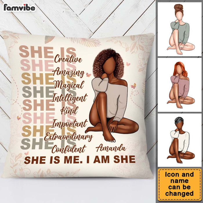 Personalized Gift For Daughter She Is Me I Am She Pillow 26843 1