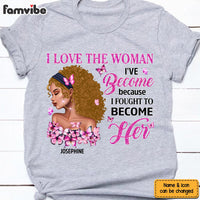 Personalized Butterfly Motivation Gift For Daughter I Love The Woman I've Become Shirt - Hoodie - Sweatshirt 26845 thumb 1