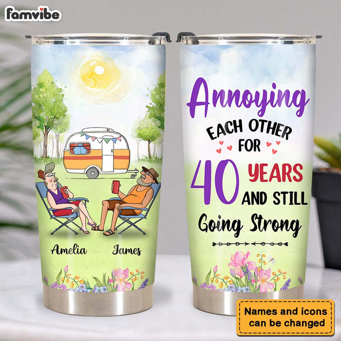 Personalized Gift for Couple Annoying Each Other Steel Tumbler 26847 1