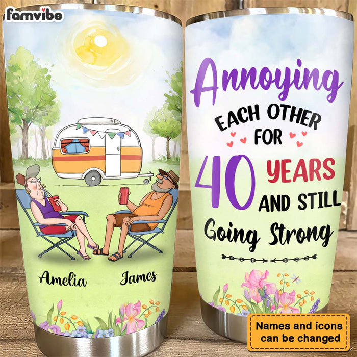 Personalized Gift for Couple Annoying Each Other Steel Tumbler 26847 1