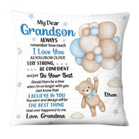 Personalized Gift For Grandkid As You Grow Older You Will Face Many Obstacles In Life Pillow 26852 thumb 1