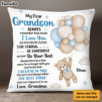 Personalized Gift For Grandkid As You Grow Older You Will Face Many Obstacles In Life Pillow 26852 thumb 1