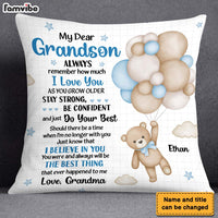 Personalized Gift For Grandkid As You Grow Older You Will Face Many Obstacles In Life Pillow 26852 thumb 1