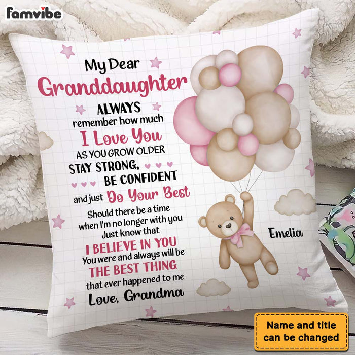 Personalized Gift For Grandkid As You Grow Older You Will Face Many Obstacles In Life Pillow 26852 1