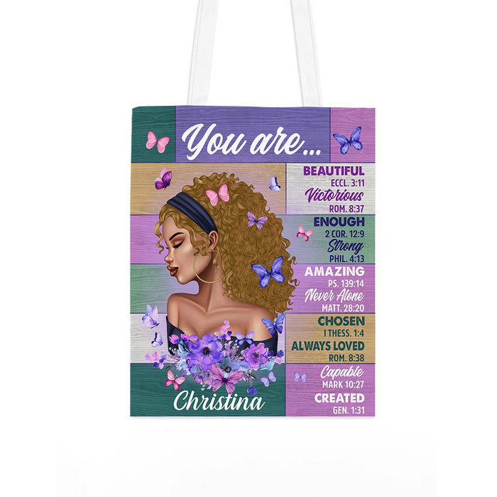 Personalized Christian Inspiration Gift For Daughter You Are Tote Bag 26861 1
