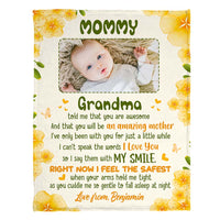 Personalized Gift For Daughter New Mom You Will Be An Amazing Mother Blanket 26869 thumb 1