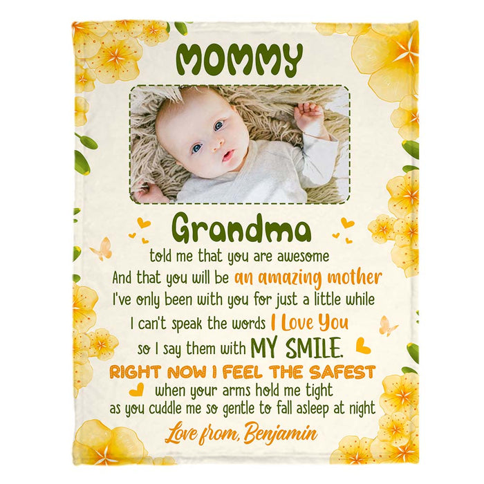 Personalized Gift For Daughter New Mom You Will Be An Amazing Mother Blanket 26869 1