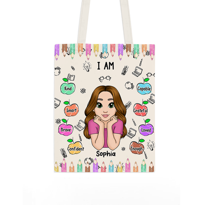 Personalized Gift For Granddaughter Affirmation Tote Bag 26872 1