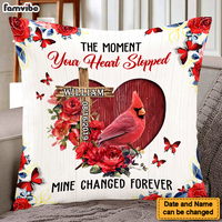 Personalized Memorial Gift The Moment Your Heart Stopped Pillow 26874 thumb 1