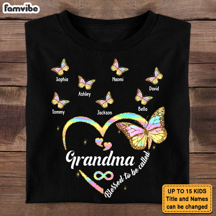 Personalized Gift For Grandma Blessed To Be Called Shirt - Hoodie - Sweatshirt 26878 1