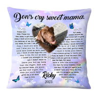 Personalized Memorial Gift Photo For Loss Of Pet Pillow 26880 thumb 1