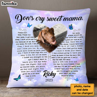 Personalized Memorial Gift Photo For Loss Of Pet Pillow 26880 thumb 1