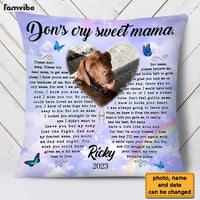 Personalized Memorial Gift Photo For Loss Of Pet Pillow 26880 thumb 1