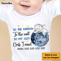 Personalized Gift For Baby Newborn To The Window To The Wall Baby Onesie 26881 thumb 1
