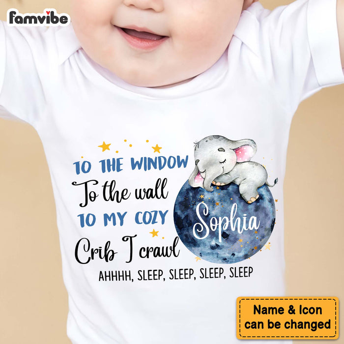 Personalized Gift For Baby Newborn To The Window To The Wall Baby Onesie 26881 1