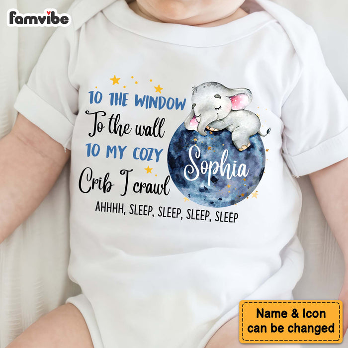 Personalized Gift For Baby Newborn To The Window To The Wall Baby Onesie 26881 1
