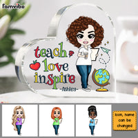 Personalized Gift For Teacher Teach Love Inspire Acrylic Plaque 26890 thumb 1