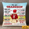Personalized Baseball Grandson Some Days Are Gonna Be Harder Pillow 26897 1