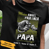 Personalized Dad Fishing  German Papa Angeln T Shirt AP131 26O53 1