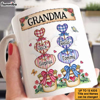 Personalized Gift For Grandma Nana Heart Pot Mug 26900 thumb 1