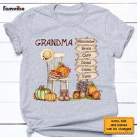 Personalized Gift For Grandma Autumn Shirt - Hoodie - Sweatshirt 26901 thumb 1