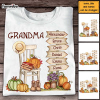 Personalized Gift For Grandma Autumn Shirt - Hoodie - Sweatshirt 26901 thumb 1