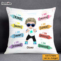 Personalized Gift For Grandson Affirmation I Am Kind Pillow 26904 thumb 1
