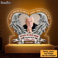 Personalized Memorial Gift Someone We Love Is In Heaven Plaque LED Lamp Night Light 26906 thumb 1