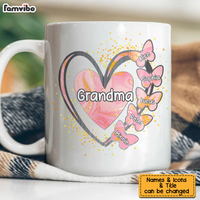Personalized Gift For Grandma Nana Butterfly Kids Mug 26909 thumb 1