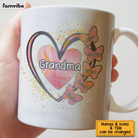 Personalized Gift For Grandma Nana Butterfly Kids Mug 26909 thumb 1