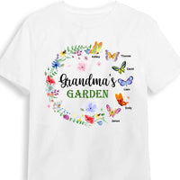 Personalized Gift For Grandma's Floral Garden Butterflies Shirt - Hoodie - Sweatshirt 26911 thumb 1