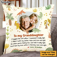 Personalized Gift for Grandkids Dinosaur Theme Pillow 26912 thumb 1