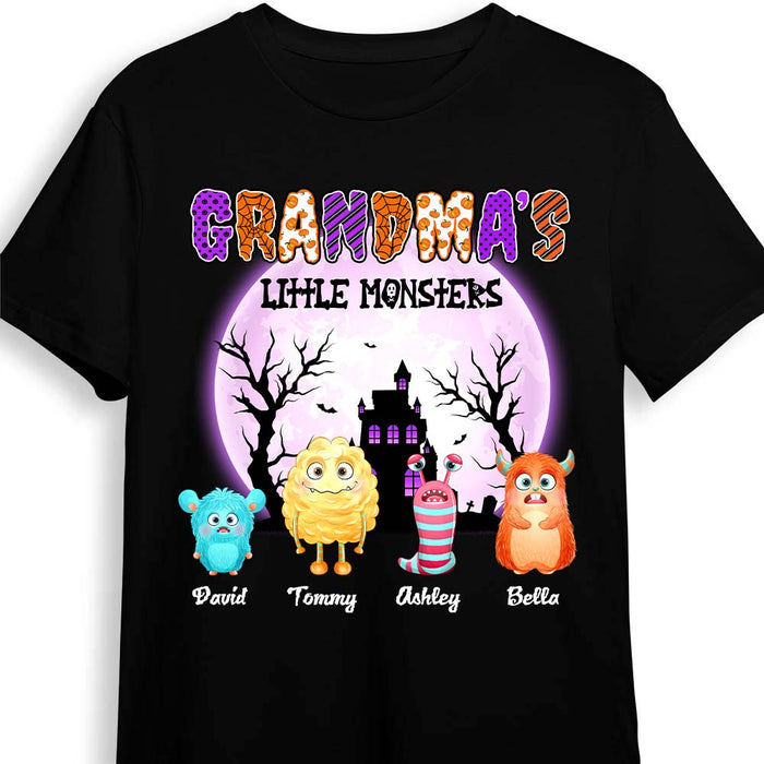 Personalized Gift For Grandma Little Monster Shirt - Hoodie - Sweatshirt 26925 1