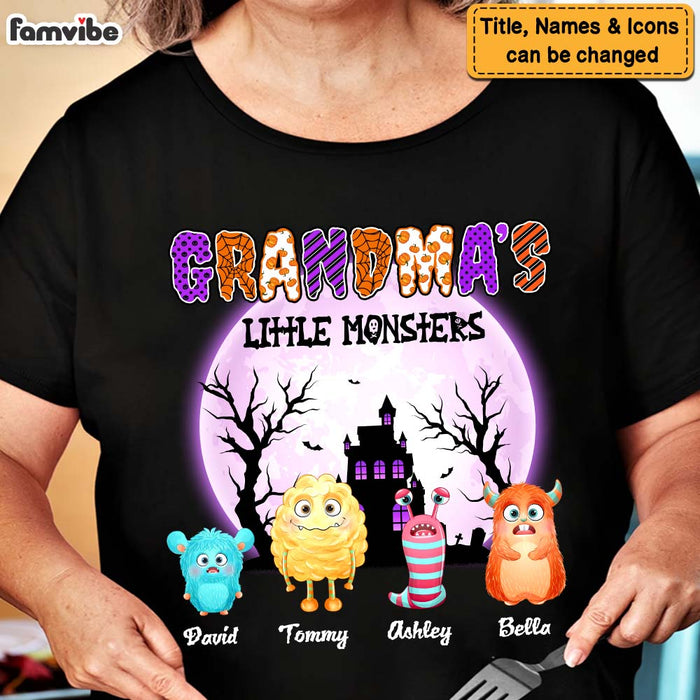 Personalized Gift For Grandma Little Monster Shirt - Hoodie - Sweatshirt 26925 1