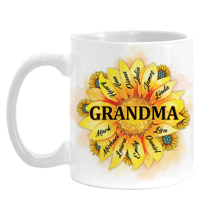 Personalized Gift For Grandma Sunflower Nana Mug 26926 1