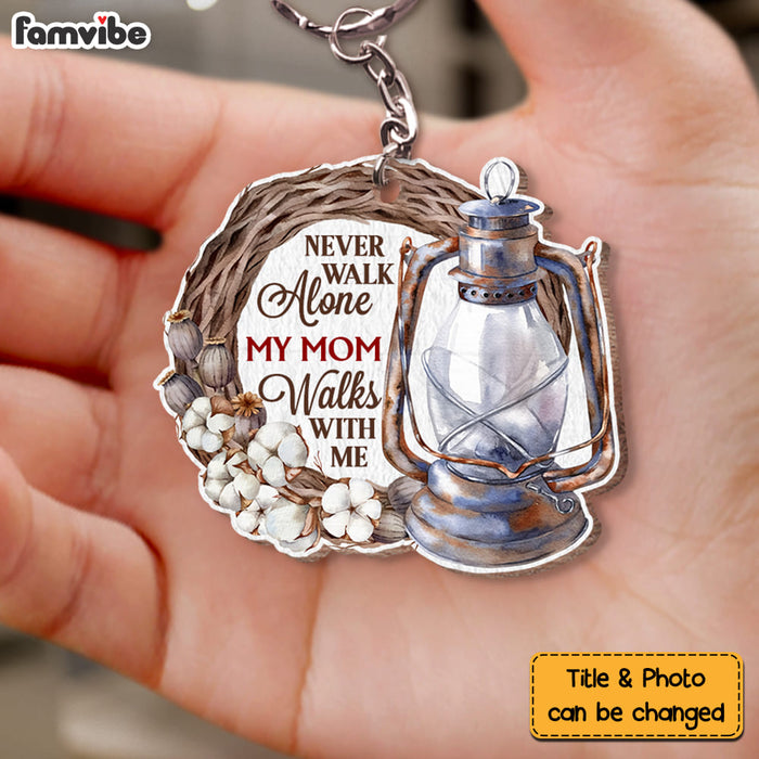 Personalized Gift For Loss Mom Memorial Upload Photo Wood Keychain 26927 1