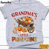 Personalized Gift For Grandma Fall Pumpkin Wheelbarrow Shirt - Hoodie - Sweatshirt 26929 thumb 1