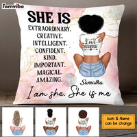 Personalized Gift For Daughter Self Love She Is Pillow 26935 thumb 1
