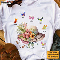 Personalized Gift For Grandma Flowers Butterflies Shirt - Hoodie - Sweatshirt 26940 thumb 1