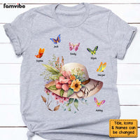 Personalized Gift For Grandma Flowers Butterflies Shirt - Hoodie - Sweatshirt 26940 thumb 1