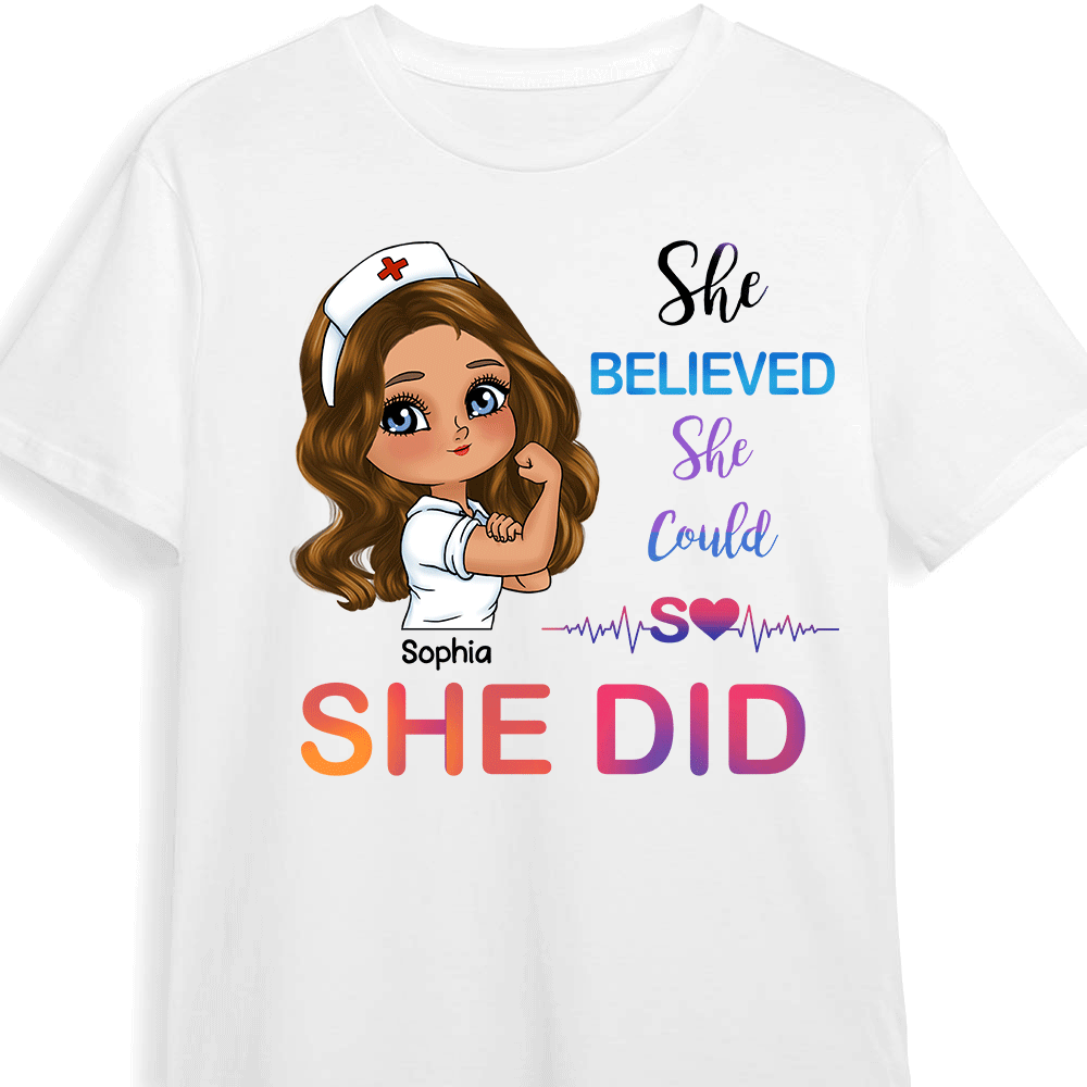 Personalized Gift For Daughter She Believed She Could So She Did Shirt Hoodie Sweatshirt 26944 Primary Mockup