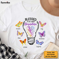 Personalized Gift for Grandma Blessed To Be Called Floral Light Bulb Shirt - Hoodie - Sweatshirt 26945 thumb 1