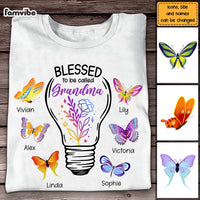 Personalized Gift for Grandma Blessed To Be Called Floral Light Bulb Shirt - Hoodie - Sweatshirt 26945 thumb 1